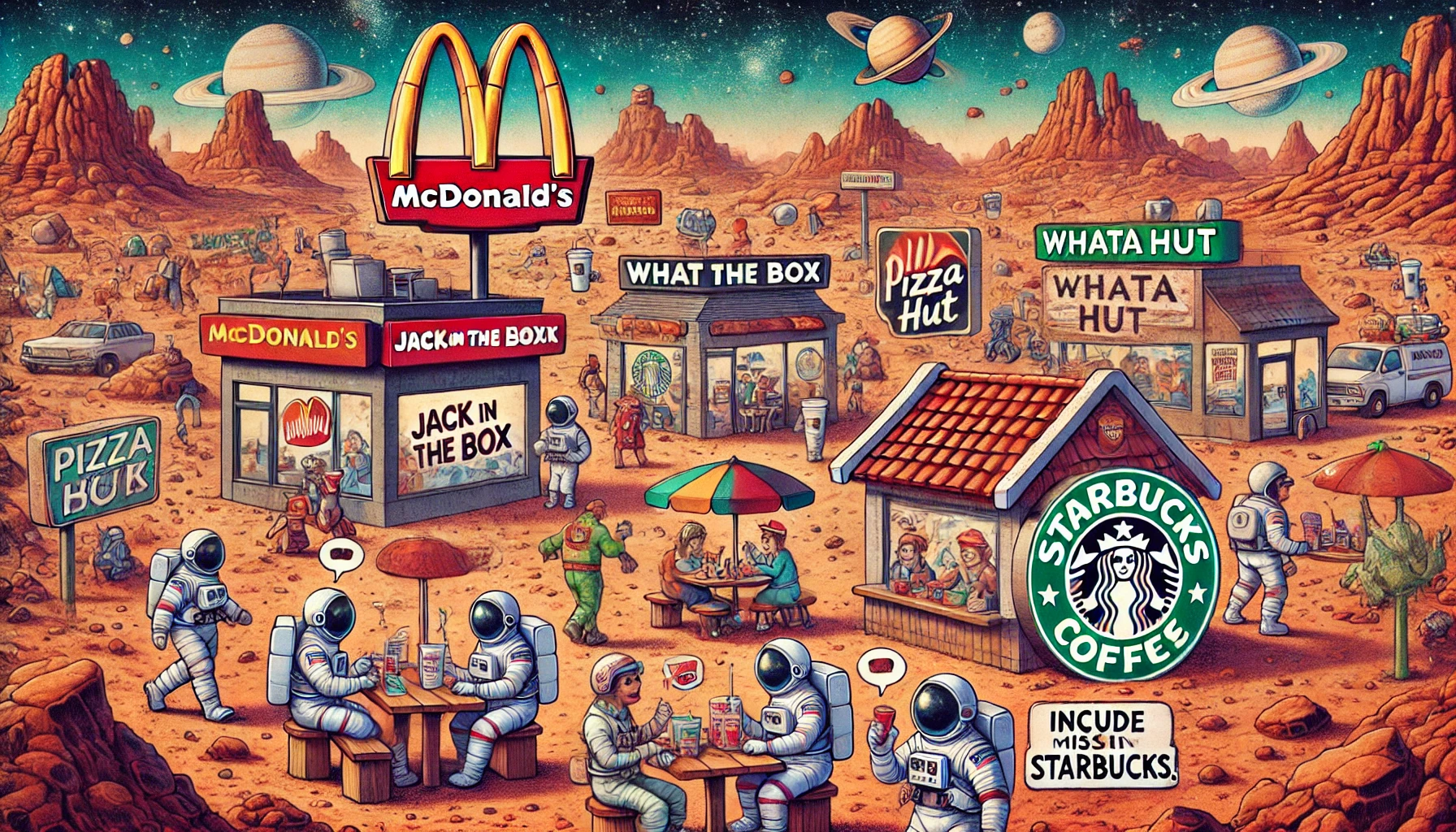 Only Thing Not on Mars Yet is a Starbucks