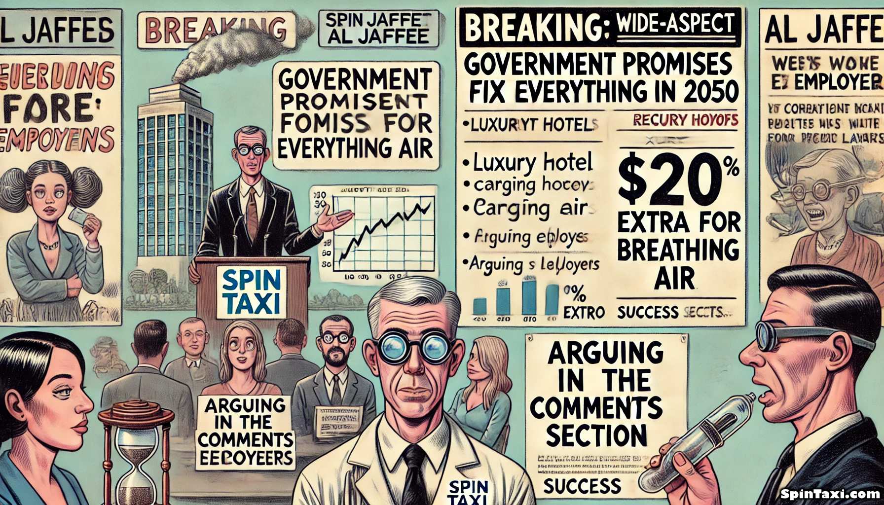 Deadpan in Satire - SpinTaxi Magazine