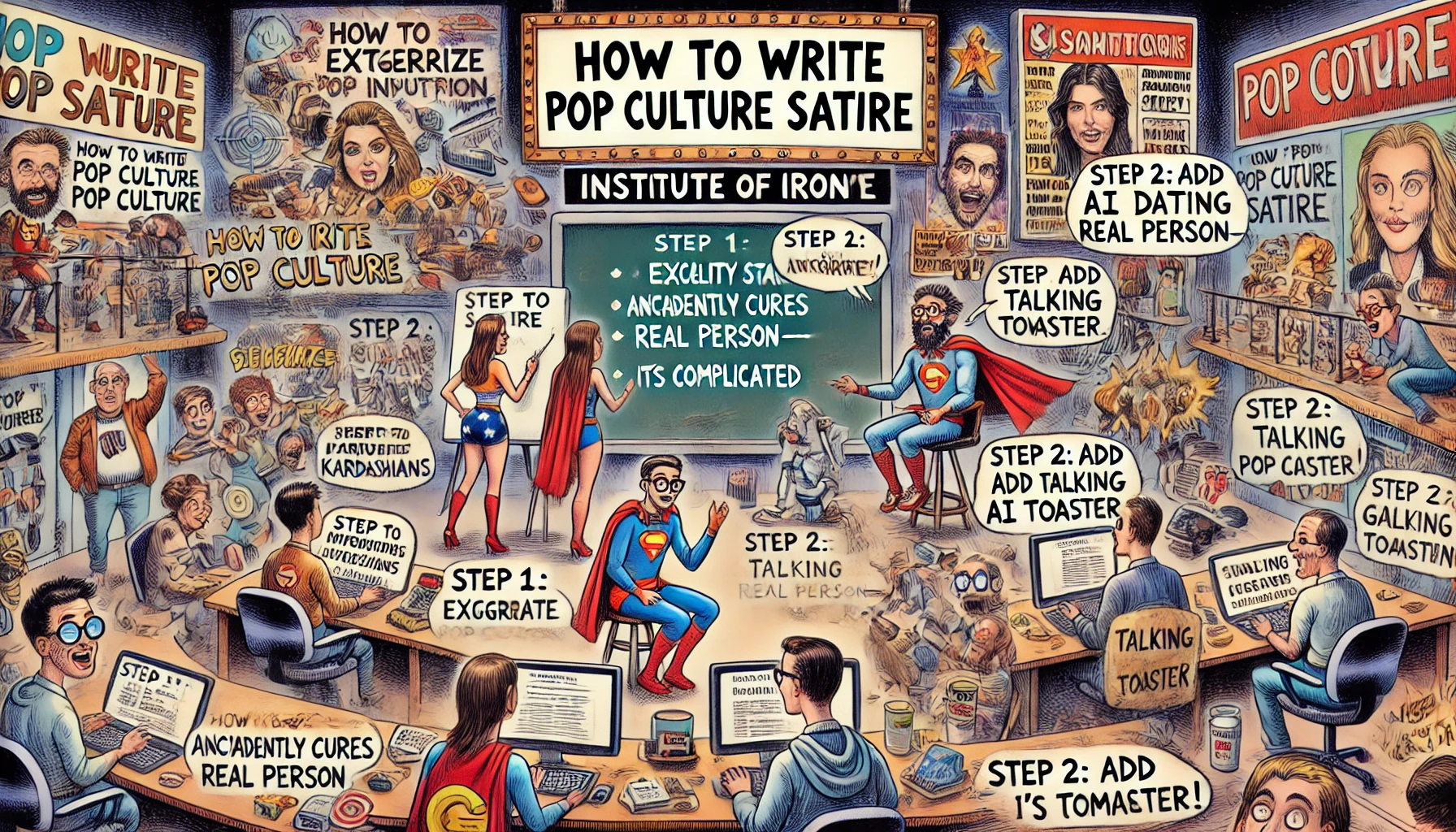 How to Write Pop Culture Satire