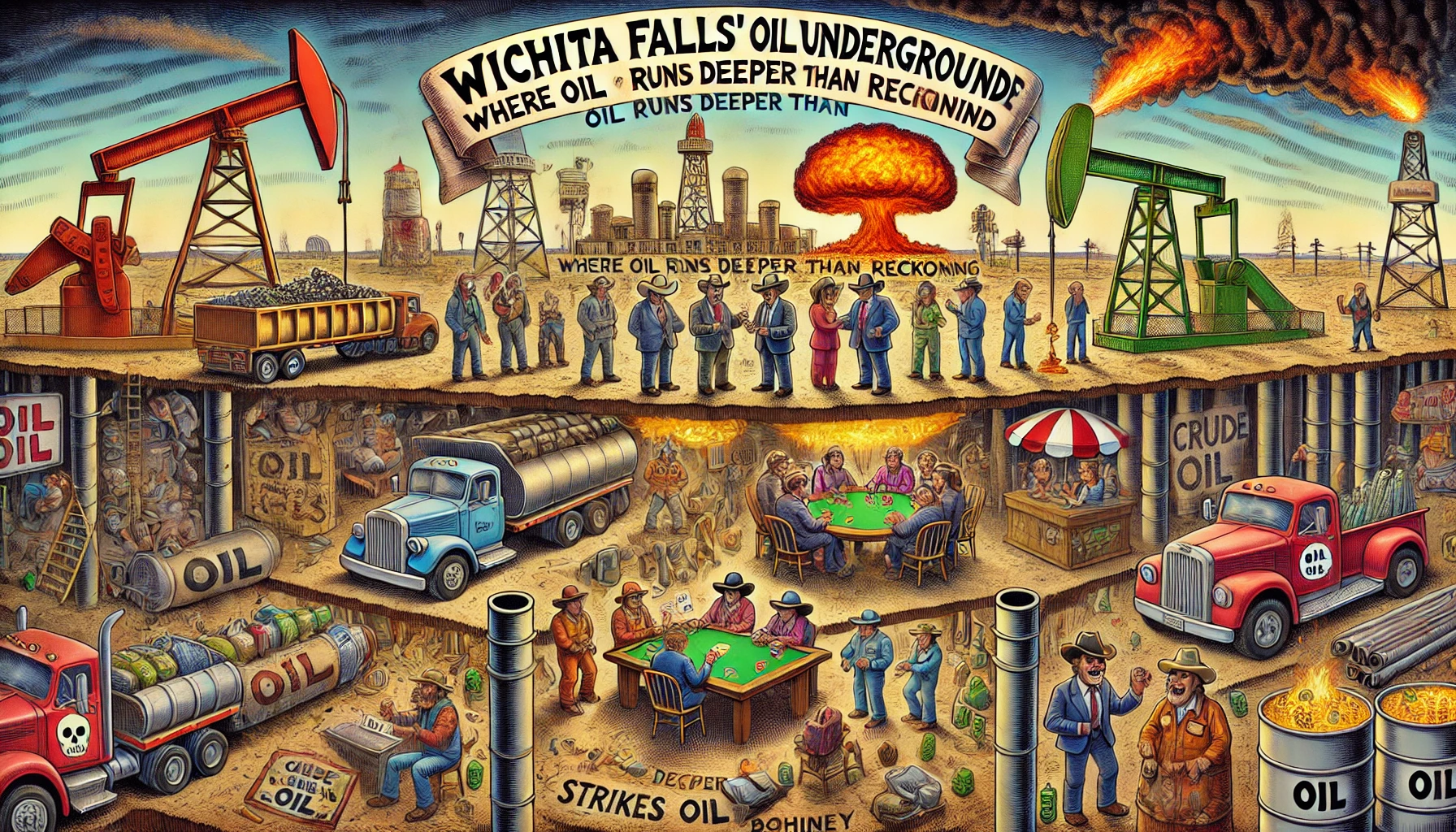 Wichita Falls’ Oilfield Underground: Roughnecks, Riches, and Reckoning…