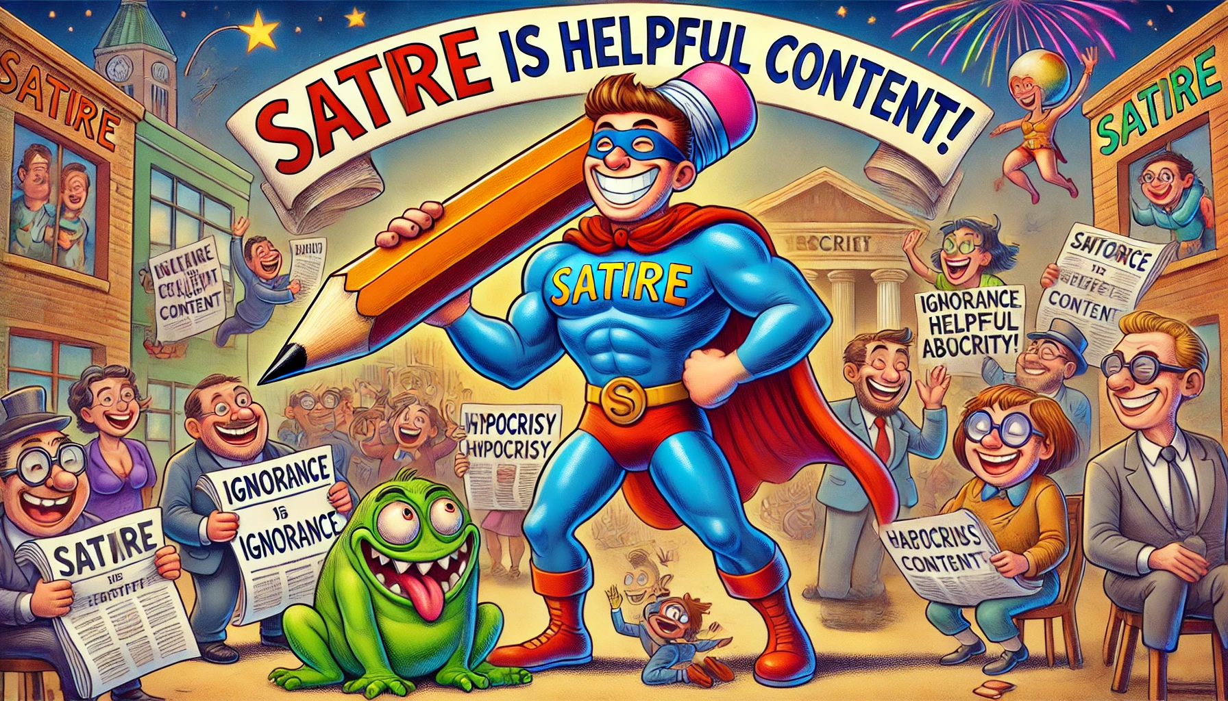 Satire is Helpful Content