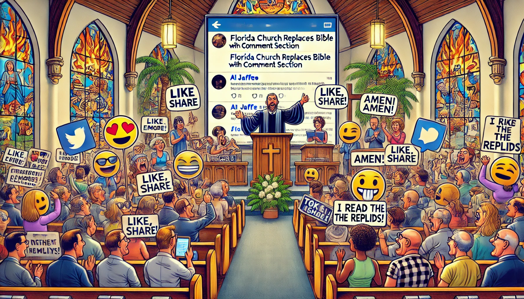 Florida Church Replaces Bible