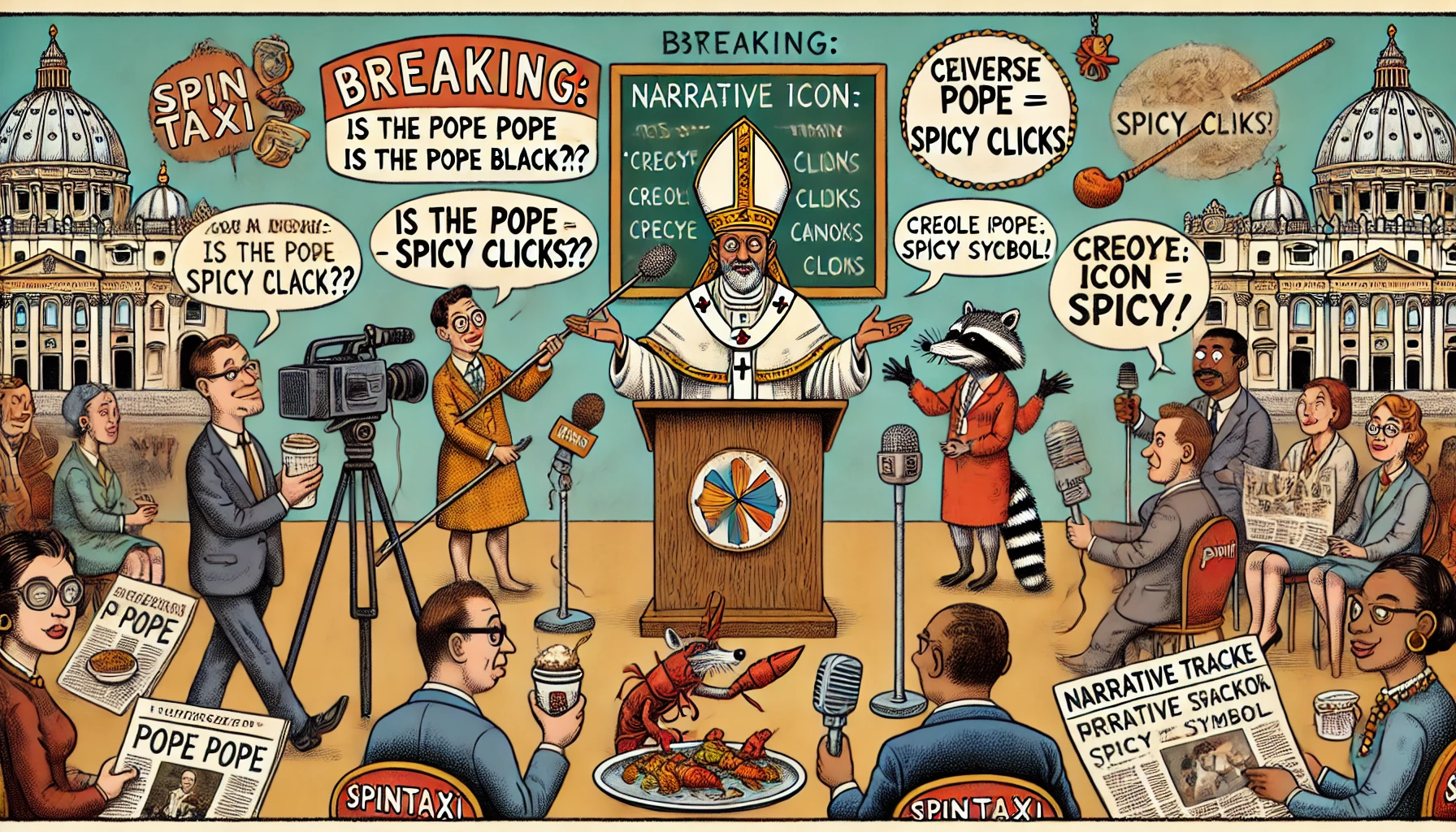 Pope Is Actually Black